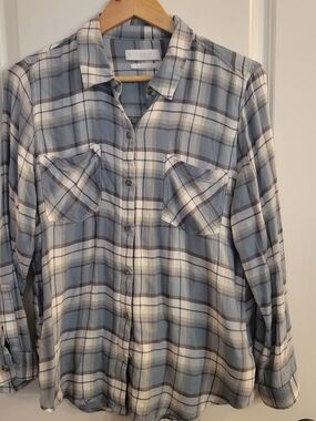 Lucky Brand Women's Plaid Button-Down Shirt